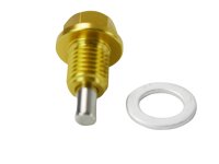 &Ouml;lablassschraube f&uuml;r Adly/Aprilia/CAN-AM/Honda/Polaris/Yamaha Magnet gold M12x15