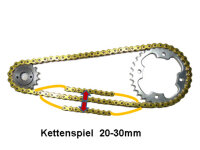 Kette X-Ring 428x140 in Gold f&uuml;r Beta Derbi Honda...